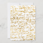 Invitation Mariage Gold Hearts (Dos)