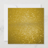 Invitation Mariage Gold Modern Sparkle Crystals (Dos)