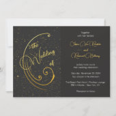 Invitation Mariage Gold Speckle (Devant)