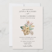 Invitation Mariage Gold Tropics (Devant)