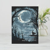 Invitation Mariage gothique au clair de lune de minuit (Debout devant)