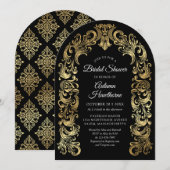 Invitation Mariage gothique baroque (Devant / Derrière)
