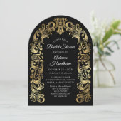 Invitation Mariage gothique baroque (Debout devant)