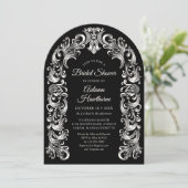 Invitation Mariage gothique baroque (Debout devant)