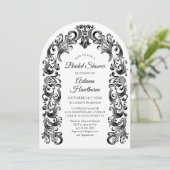 Invitation Mariage gothique baroque (Debout devant)