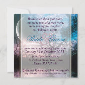 Invitation Mariage gothique de rêve pour Halloween (Dos)