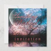 Invitation Mariage gothique de rêve pour Halloween (Devant)