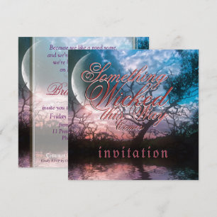 Invitation Mariage gothique de rêve pour Halloween