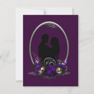Invitation Mariage gothique de vampire de l'Union obscure