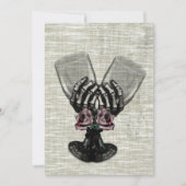 Invitation Mariage gothique d'éternité (Devant)