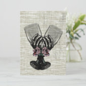 Invitation Mariage gothique d'éternité (Debout devant)