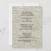 Invitation Mariage gothique d'éternité (Dos)