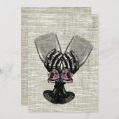 Invitation Mariage gothique d'éternité (Devant / Derrière)