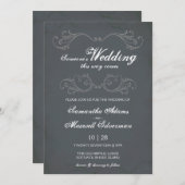 Invitation Mariage gothique d'Halloween (Devant / Derrière)