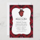 Invitation Mariage gothique fantaisiste par la poste (Devant)