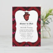 Invitation Mariage gothique fantaisiste par la poste (Debout devant)