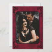 Invitation Mariage gothique jusqu'à la mort (Dos)