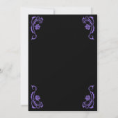 Invitation Mariage gothique jusqu'à la mort (Dos)