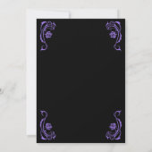 Invitation Mariage gothique jusqu'à la mort (Dos)