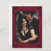 Invitation Mariage gothique jusqu'à la mort (Dos)