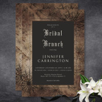 Mariage gothique sombre marron et noir Toile d'ara