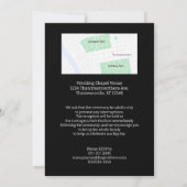 Invitation Mariage Gothique Traditionnel Crâne Et Rose (Dos)