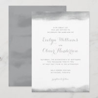 Mariage gris d'immersion d'aquarelle de fumée