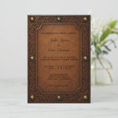 Invitation Mariage Halloween gothique celtique (Debout devant)