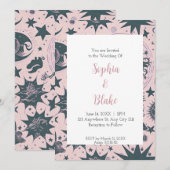 Invitation Mariage Harmonie Céleste (Devant / Derrière)
