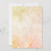 Invitation Mariage hindoue indienne moderne magnifique (Dos)