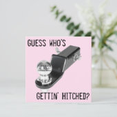 Invitation - Mariage - "Hitched" (Debout devant)