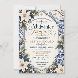 Invitation Mariage hivernal de style chinois