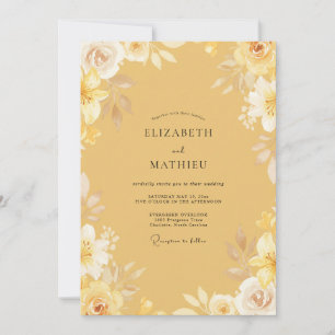 Invitation Mariage Honey Petal