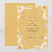 Invitation Mariage Honey Petal (Devant / Derrière)