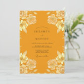 Invitation Mariage Honey Rose (Debout devant)