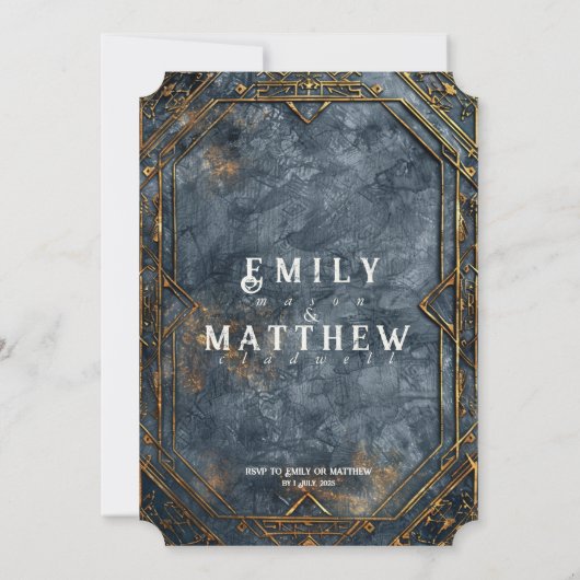 Invitation Mariage Imaginaire Dwarven Splendor (Dos)