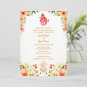 Invitation Mariage indien hindou Ganesha (Debout devant)