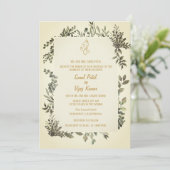 Invitation Mariage indien hindou Ganesha (Debout devant)