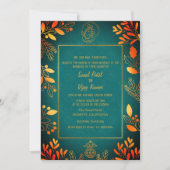 Invitation Mariage indien hindou Ganesha (Devant)