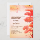 Invitation Mariage indien hindou Ganesha (Devant)