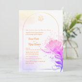 Invitation Mariage indien hindou Ganesha (Debout devant)