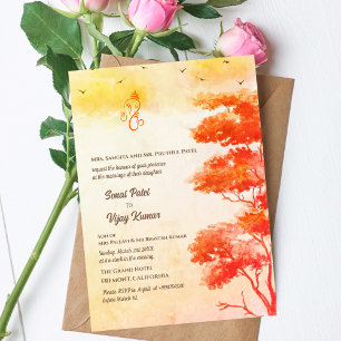 Invitation Mariage indien hindou Ganesha