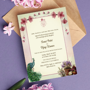 Invitation Mariage indien hindou Ganesha