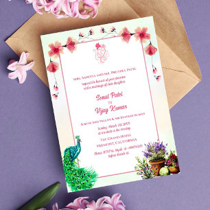 Invitation Mariage indien hindou Ganesha