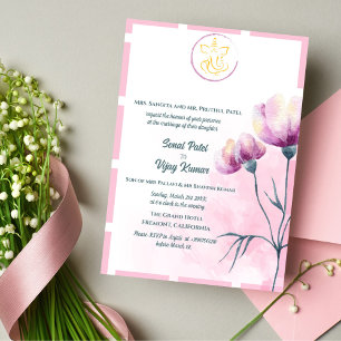 Invitation Mariage indien hindou Ganesha