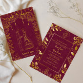 Invitation Mariage indien hindou Ganesha