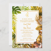 Invitation Mariage indien hindou Ganesha (Devant)