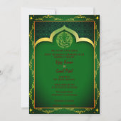 Invitation Mariage indien hindou Ganesha avec des éléments do (Devant)