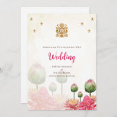 Invitation Mariage indien hindou numérique (Devant / Derrière)