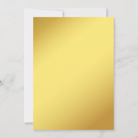 Invitation Mariage indien marron or éléphant lotus (Dos)